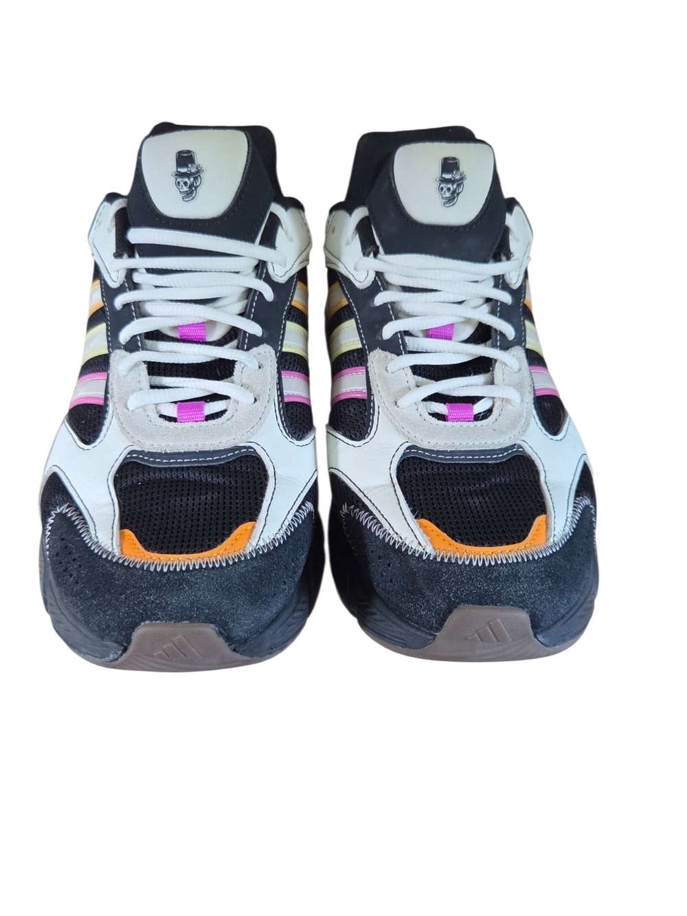 adidas Crazychao's 2000 Men's Black White Sneakers with Pink and Orange Accents